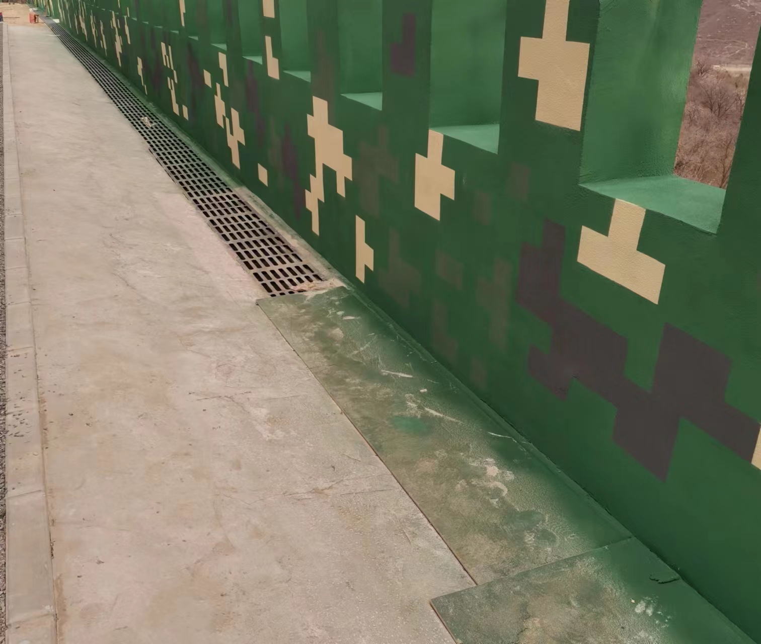 德阳围墙迷彩喷涂,数迷彩漆