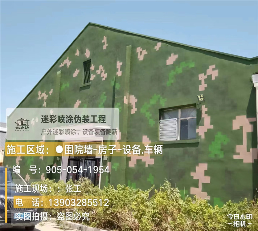 德阳外墙数码迷彩漆施工报价清单（100㎡标准墙面测算）